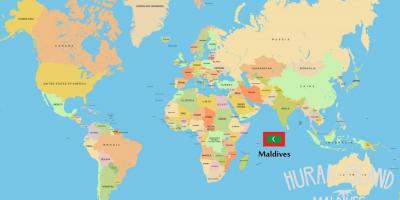 शो मालदीव दुनिया के नक्शे पर